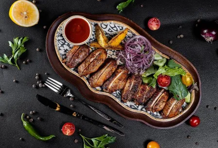 Шашлык с куриных крылышек кавказский 