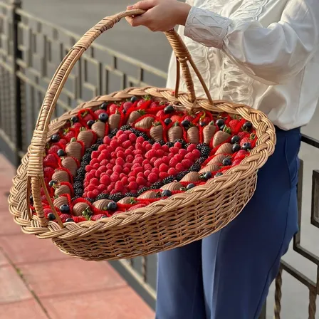 Корзина сердце большая*