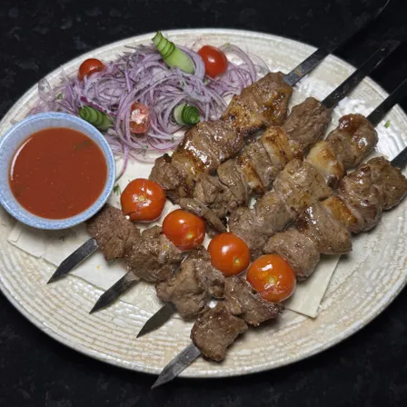 Баранина кусковая 100гр